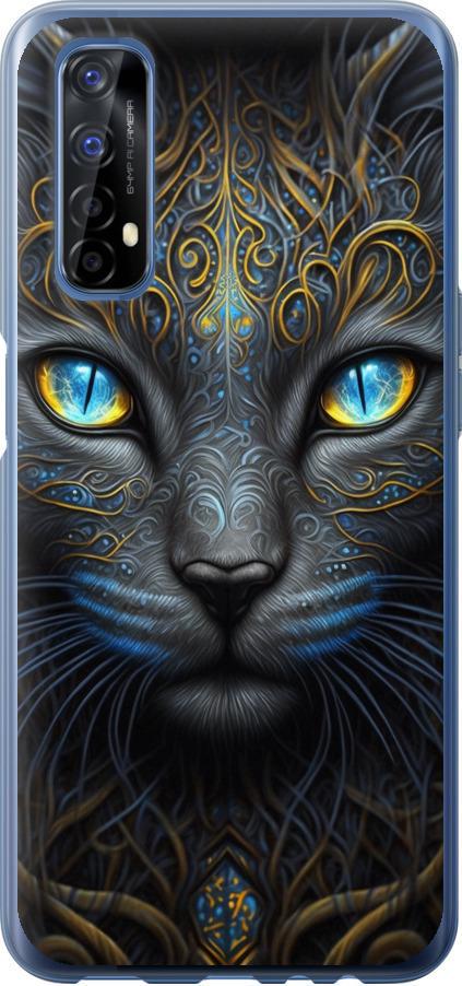 Чохол на Realme 7 Кішка (5548t-2081-42517)
