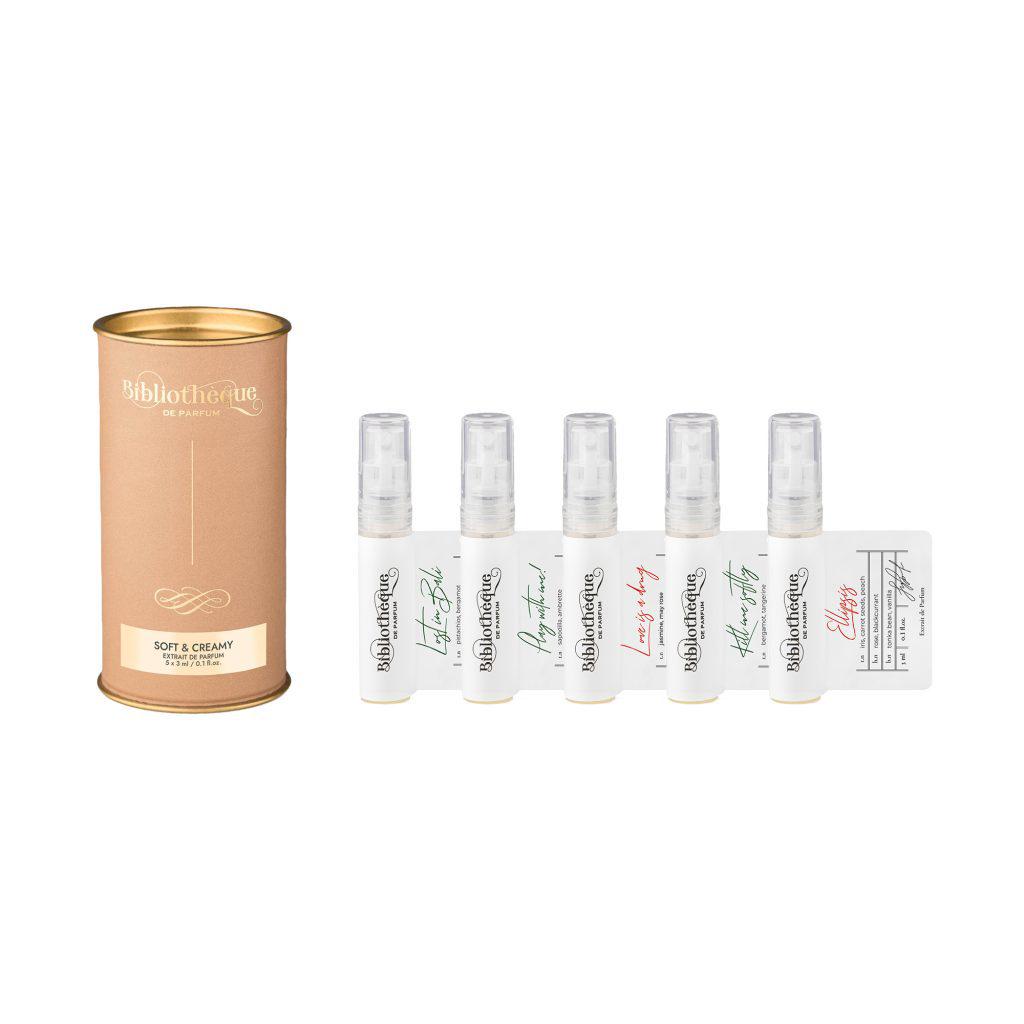 Набір мініатюр парфумованої води Bibliotheque de Parfum Discovery Set Soft & Creamy 5 шт. 3 мл (УН000031968)