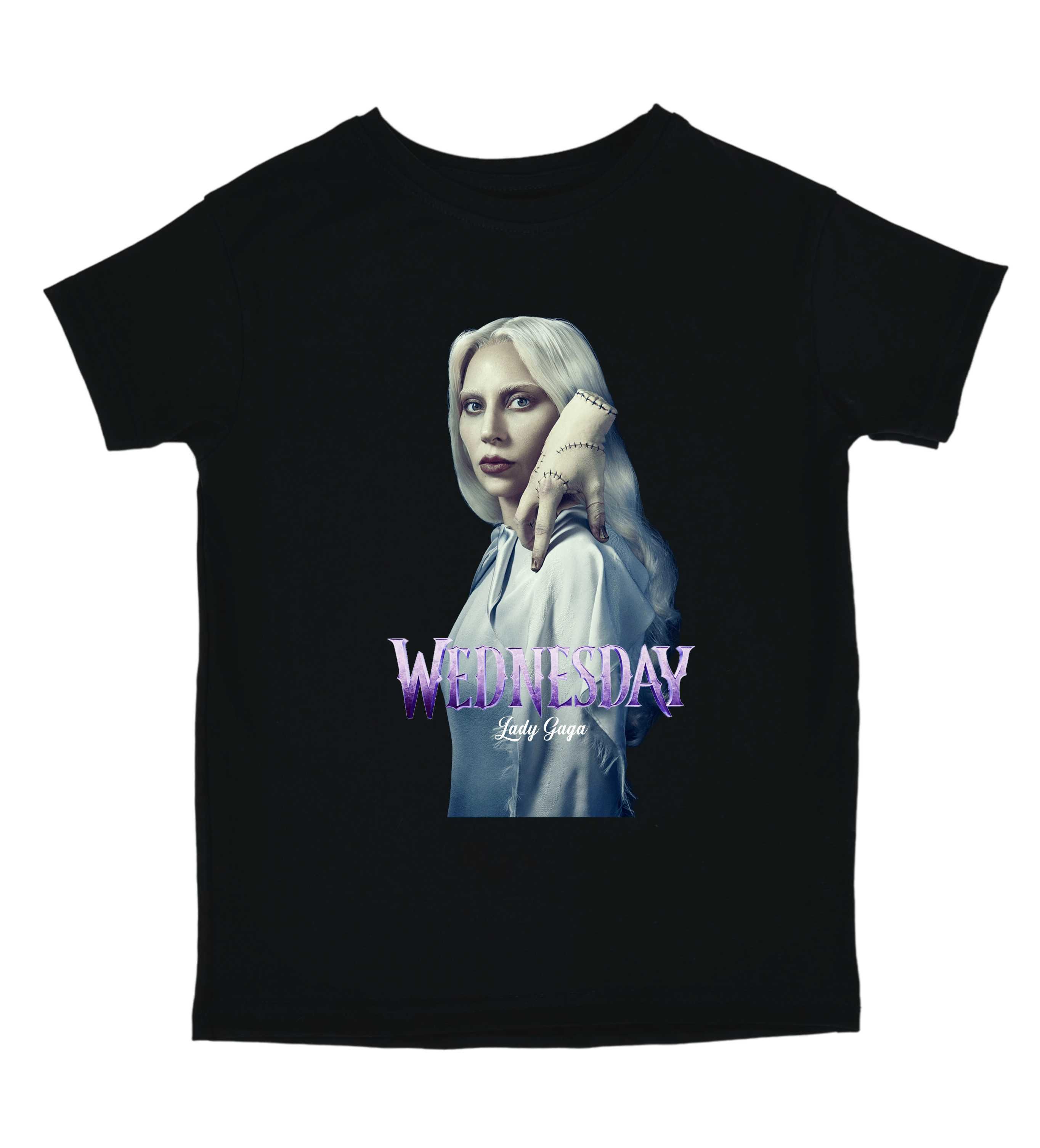 Футболка жіноча TM Spinogriz "Wednesday Lady Gaga" XL Чорний (28783214)