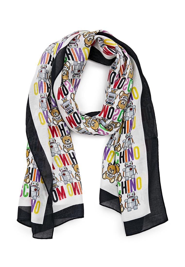 Шарф женский Moschino Белый (50180-4)