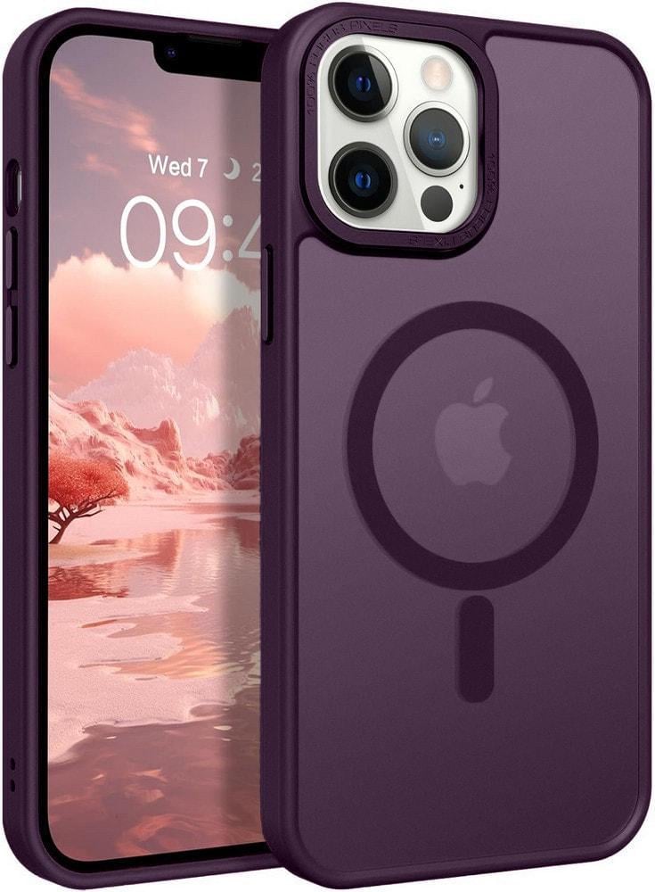 Противоударный чехол Space MagSafe iPhone 15 Pro Max (матовый) Violet (37931-2F) Противоударный чехол Space MagSafe iPhone 15 Pro Max (матовый) Violet (37931-2F)