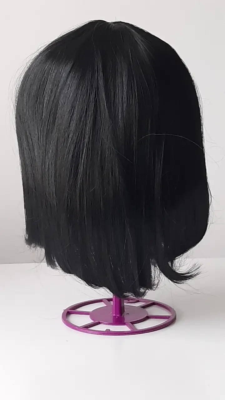 Парик каре искусственные волосы Черный (29118324) - фото 4