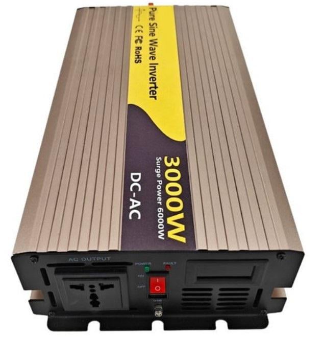 Автомобільний інвертор Pure Sine Wave Inverter 3000W чистий синус 12-220V (2104618828) - фото 3 Автомобільний інвертор Pure Sine Wave Inverter 3000W чистий синус 12-220V (2104618828) - фото 3
