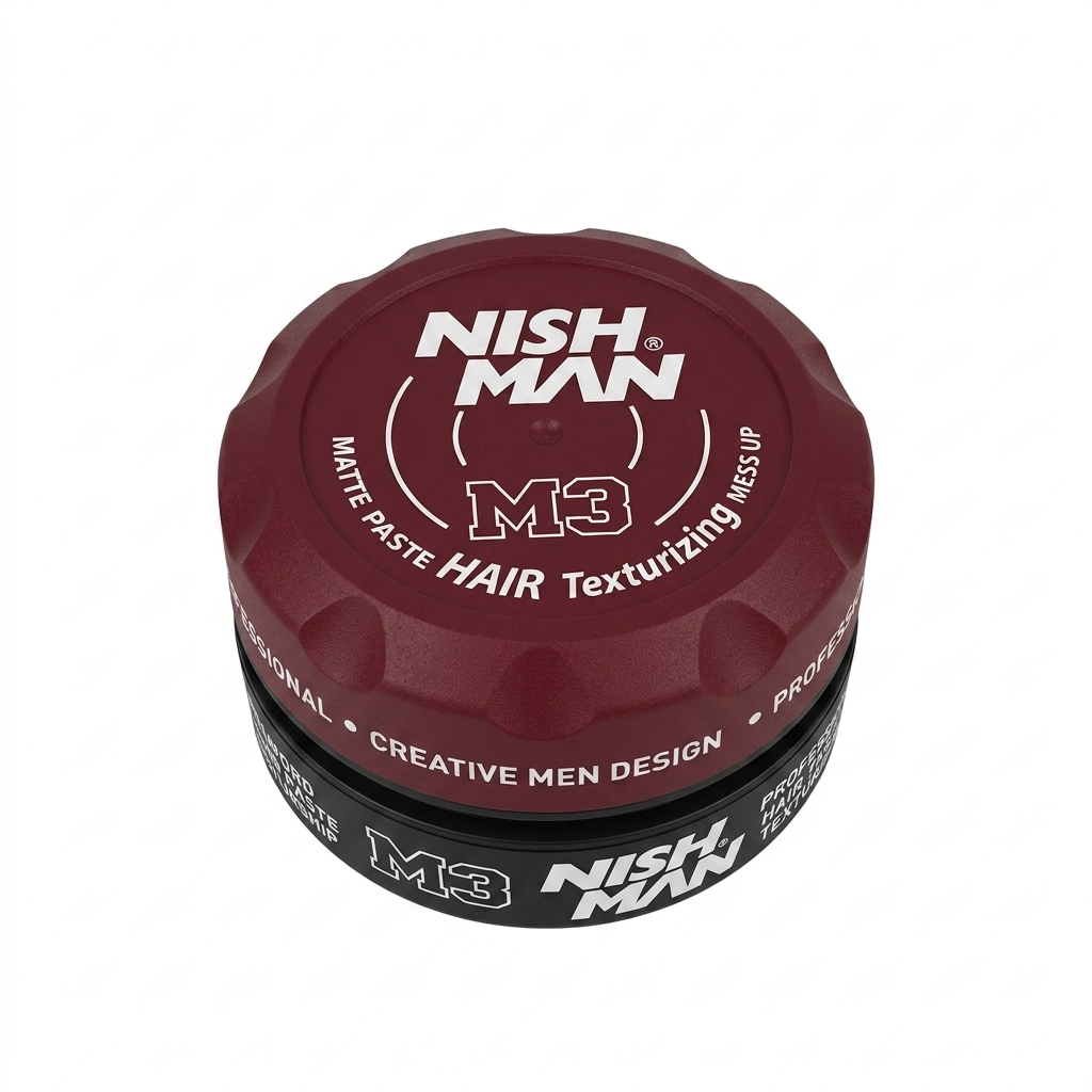 Паста матова для стилізації волосся Nishman Matte Paste Hair Texturizing Mess UP М3 100 мл (NMN-100-M3)