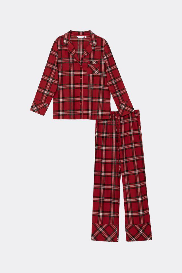Піжама жіноча Aruelle сорочка і штани XL Червоний (Bell-long) - фото 6