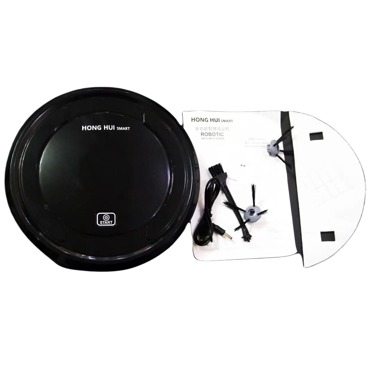Робот-пылесос Hong Hui 521 3 W Black (3_01220) - фото 3