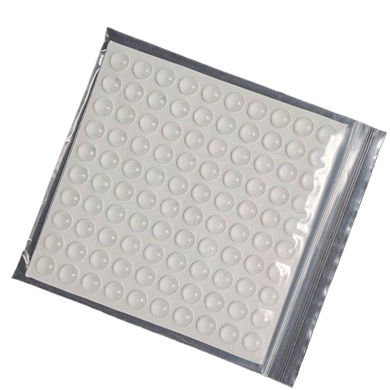 Силиконовые самоклеящиеся демпферы 6×2 мм для амортизации дверей мебели техники набор 100 шт прозрачные 29404