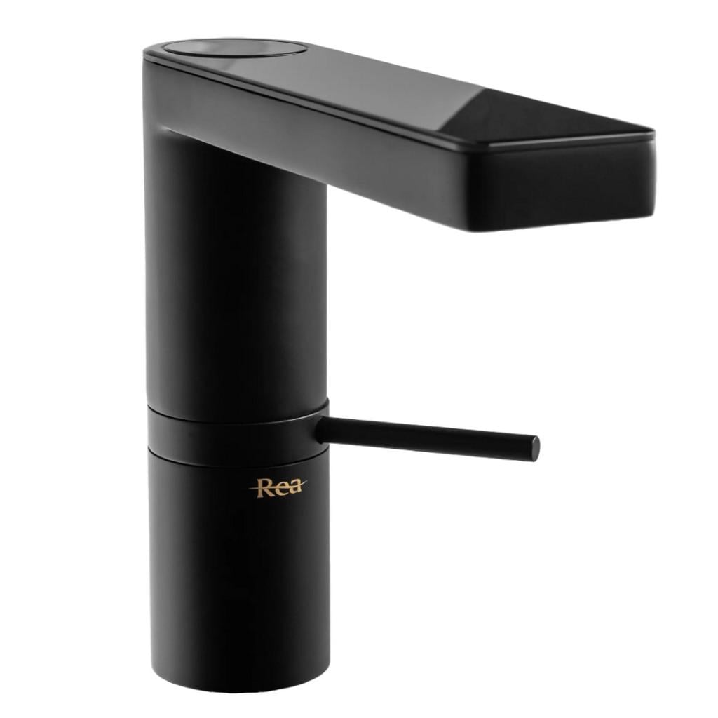 Смеситель для умывальника CUBO REA B2065 AMAR LCD reac-00000000358 однорычажный Черный (165324)