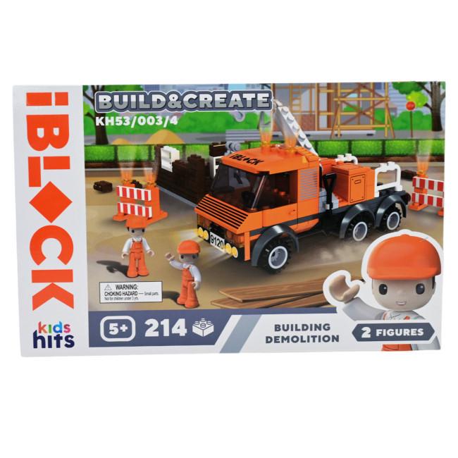 Конструктор Iblock Демонтаж здания KH53/003/4 Build&create Mini construction site 214 деталей в коробке (6906240052165) Конструктор Iblock Демонтаж здания KH53/003/4 Build&create Mini construction site 214 деталей в коробке (6906240052165)