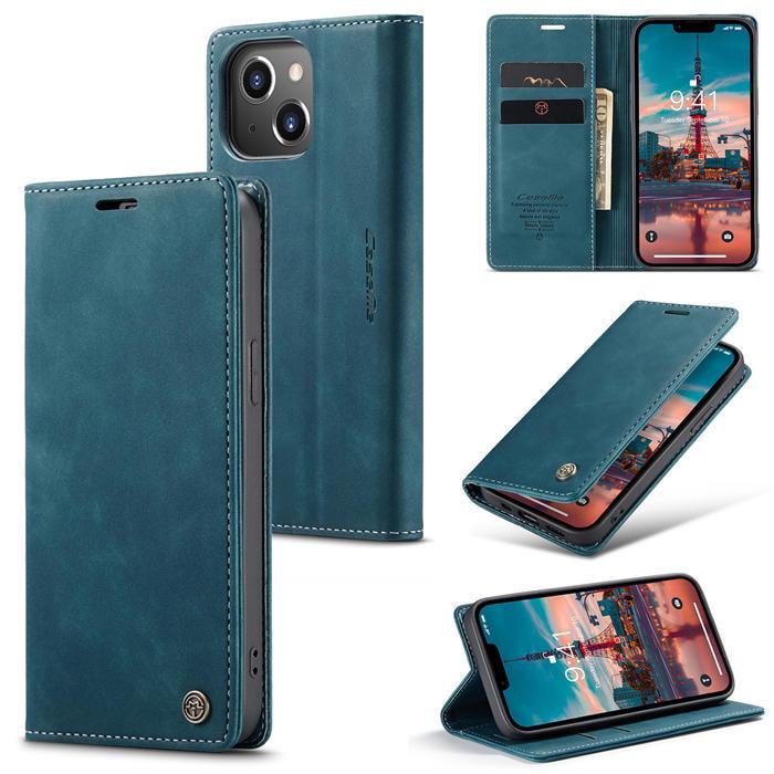 Чехол книжка с магнитом iPhone 14 Plus CaseMe Sea Green (30852-56)