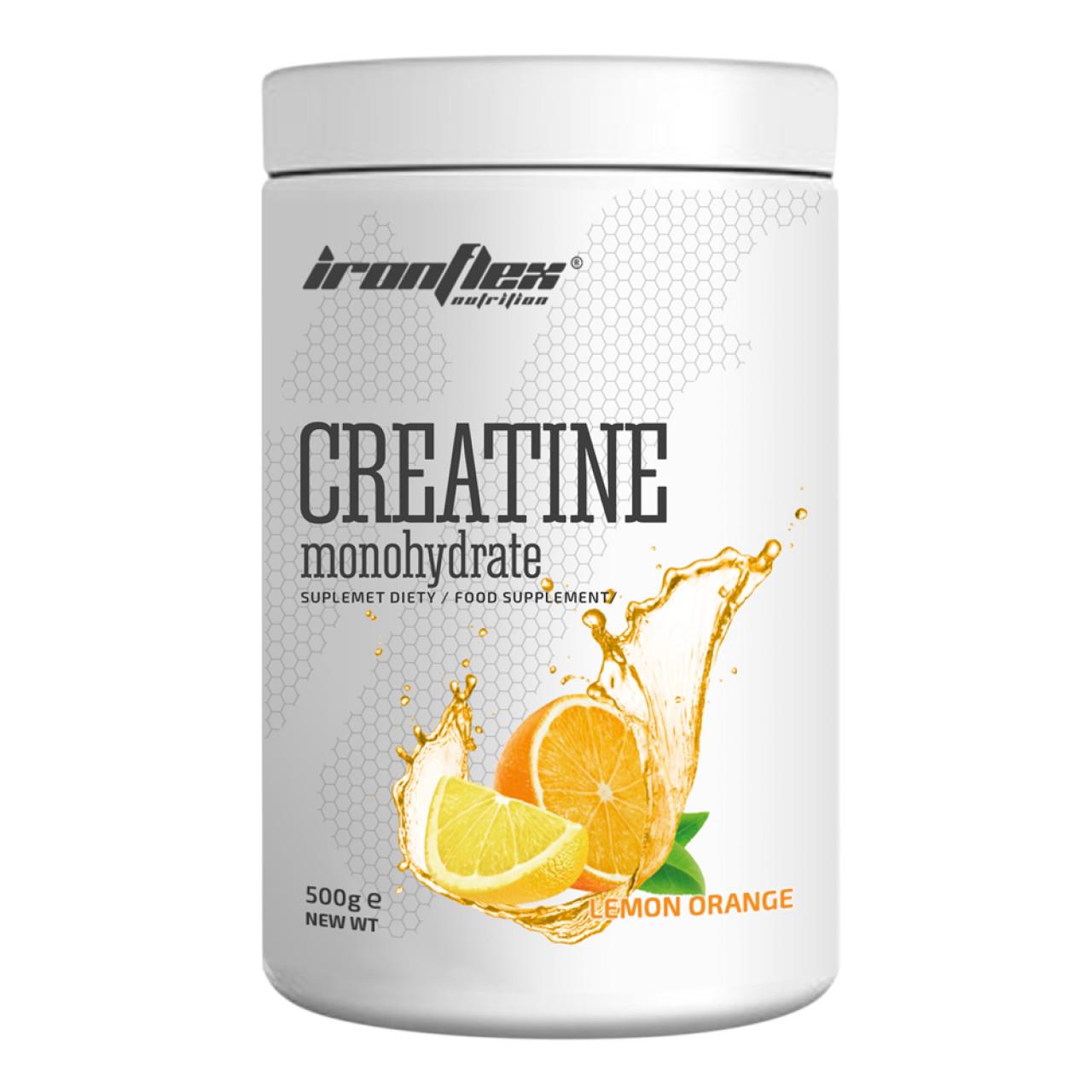 Креатин моногідрат IronFlex Nutrition Creatine Monohydrate 500 г Lemon/Orange