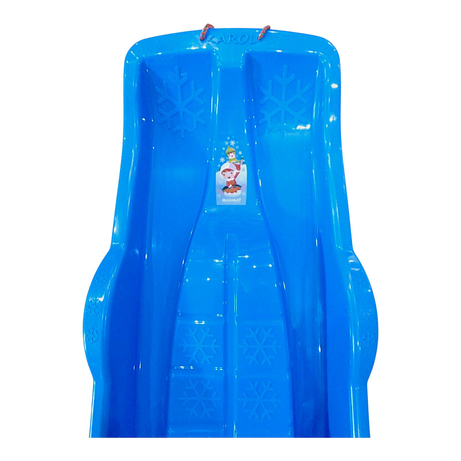 Санки дитячі з ручками Marmat Karol Синій (11144) - фото 4 Санки дитячі з ручками Marmat Karol Синій (11144) - фото 4