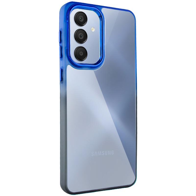 Противоударный Чехол TPU+PC Fresh sip series для Samsung Galaxy A55 Черный/Синий