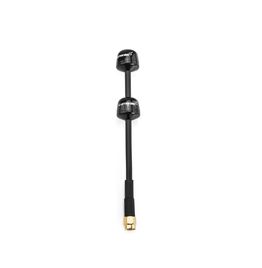 Антенна 5,8G RHCP Lumenier Double AXII 4,7Dbi SMA-Male прямой для FPV дронов 130 мм (00-00024439)