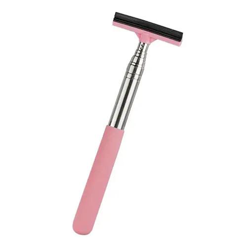 Стеклоочиститель телескопический с резиновым скребком 100 см Pink (27556709)