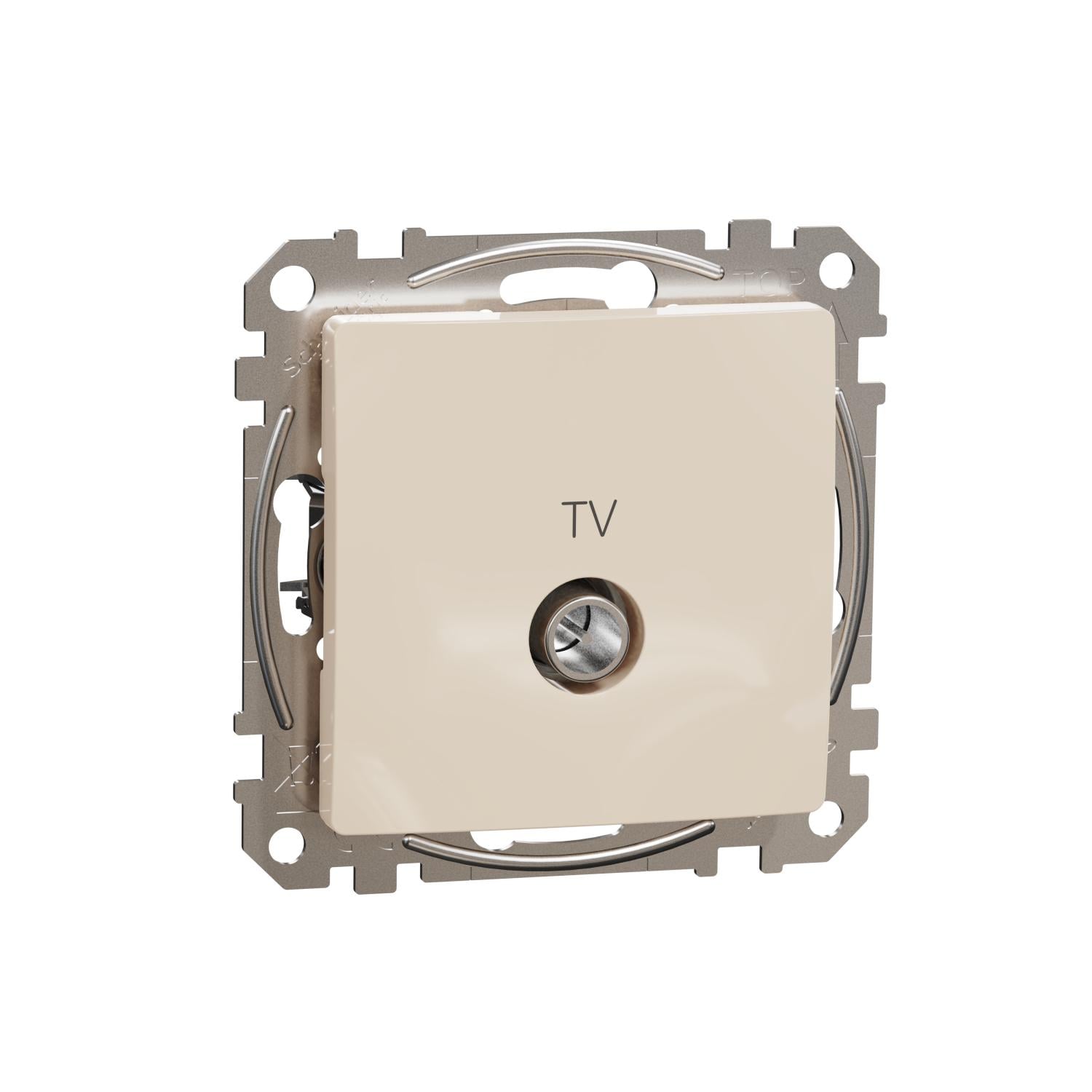 Розетка ТВ оконечная Schneider Electric Sedna Design 4 дБ Бежевый (SDD112471) Розетка ТВ оконечная Schneider Electric Sedna Design 4 дБ Бежевый (SDD112471)