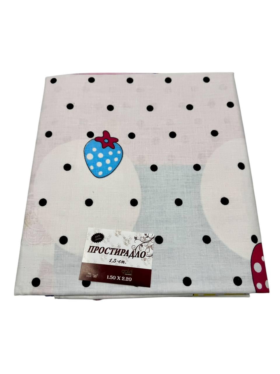 Простынь Little Kitty безь 150х220 см (G-26-03b/x150)