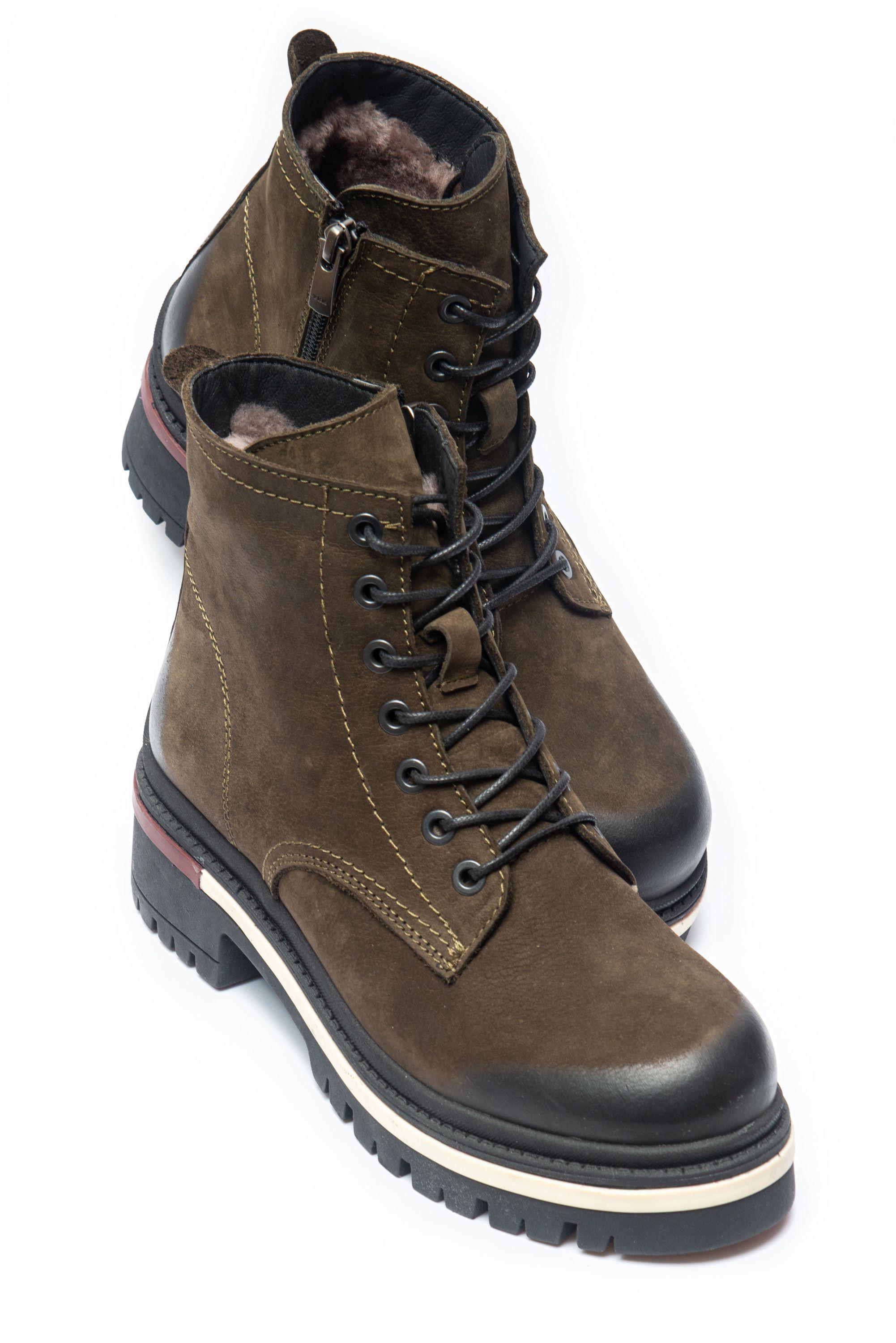 Ботинки Damlax 00366 р. 37 Хаки (4652388)