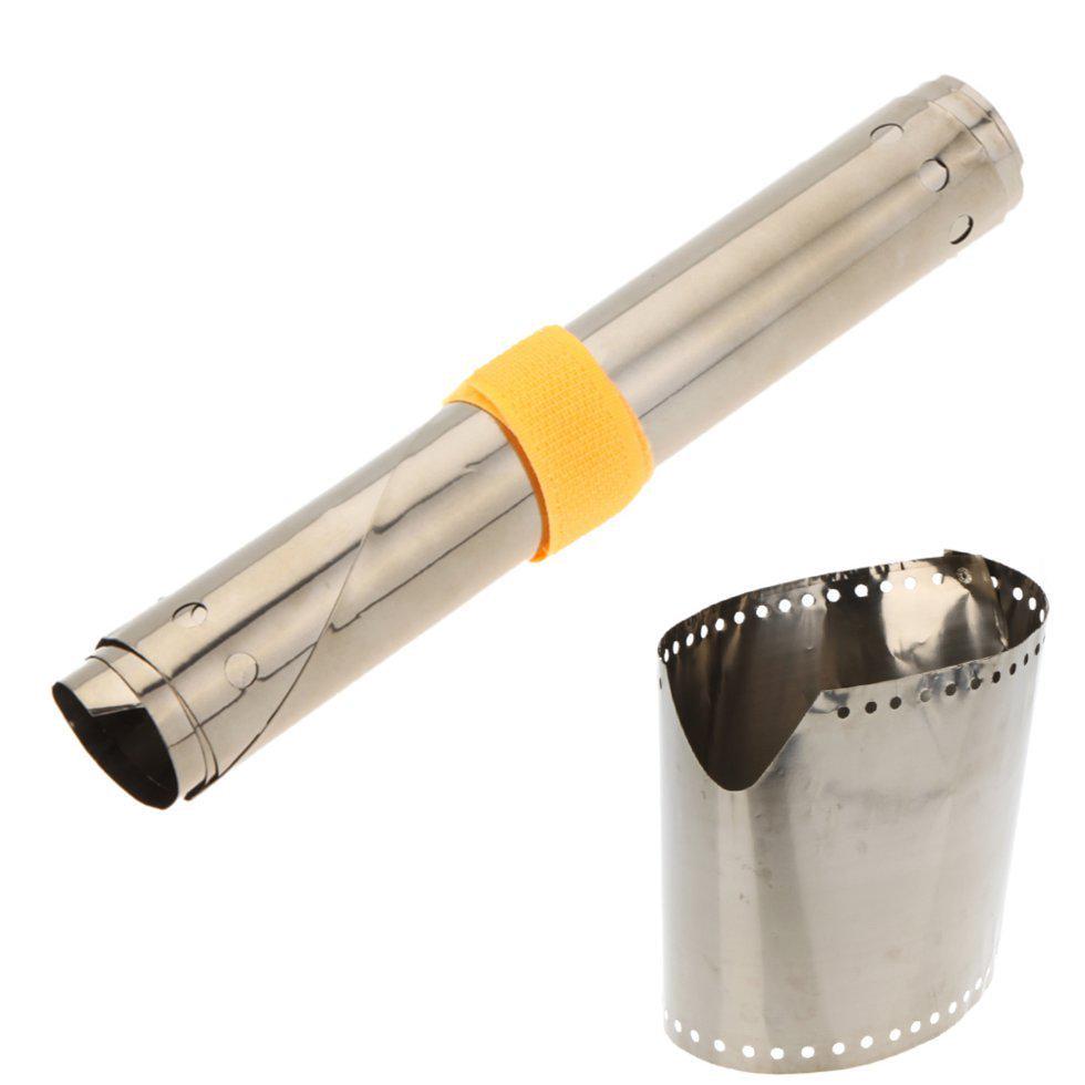 Экран титановый для туристических горелок 15x58 см (Y0133-1) - фото 5