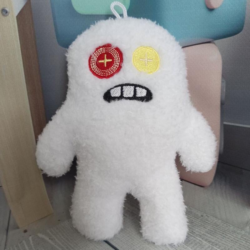 Мягкая игрушка для детей Fuggler Target Eye Keyring Sasquoosh 16 см White (Арт EPC14716M)