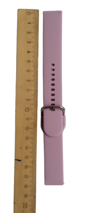 Ремешок для часов силиконовый 180х20 мм Lavander (3189) - фото 3