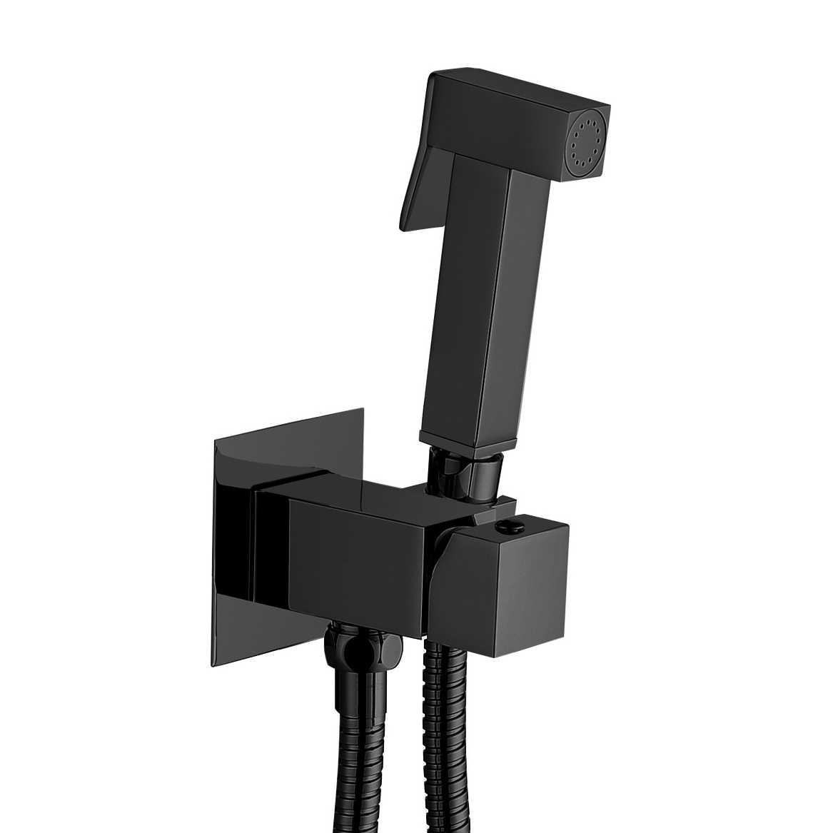 Гигиенический душ Tweet Square Paffoni Черный мат (ZDUP112NO)