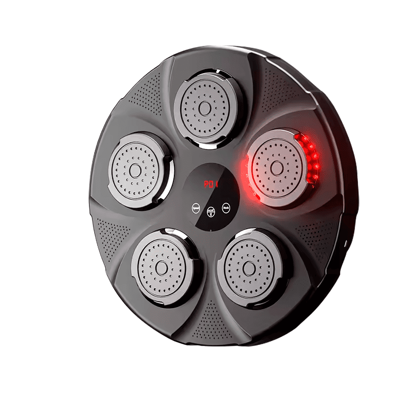 Мишень электронная боксерская на стену с музыкой и подсветкой 9 скоростей (29433579)