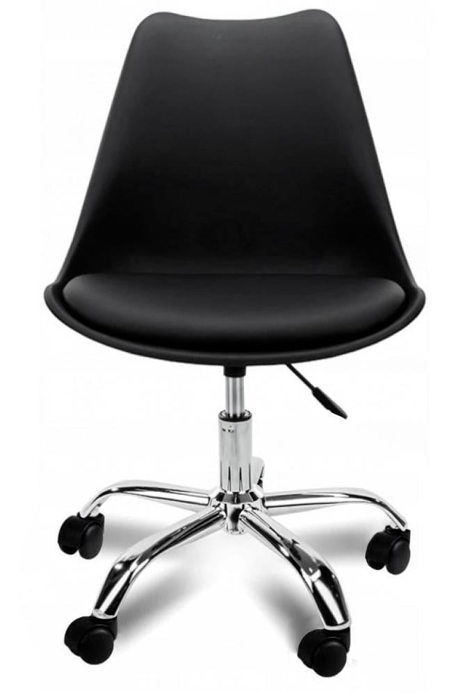 Крісло офісне комп'ютерне Bonro B-487 на колесах Чорний (3536) - фото 5