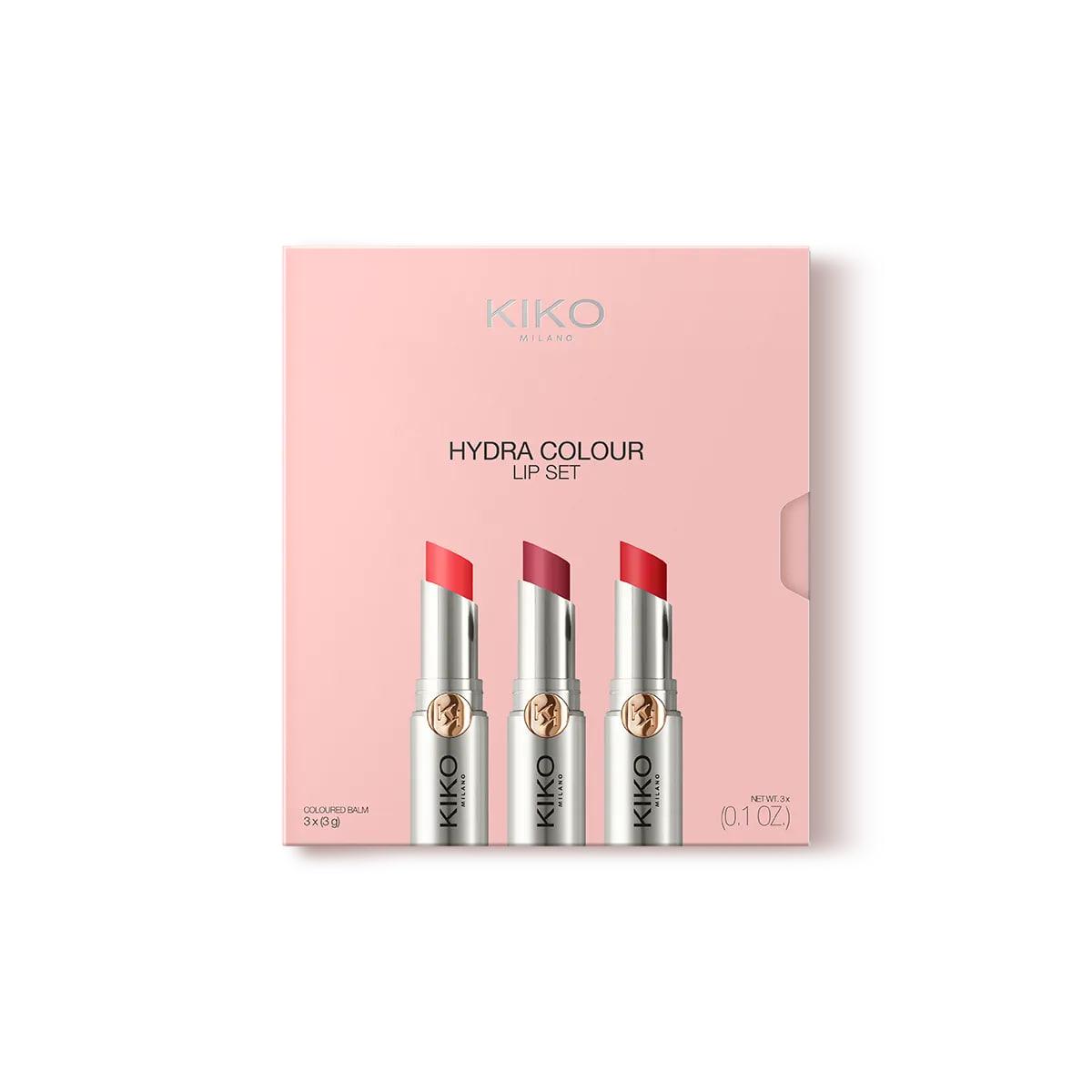 Набор бальзамов для губ Kiko Milano Hydra Colour Lip Set (2485844377)