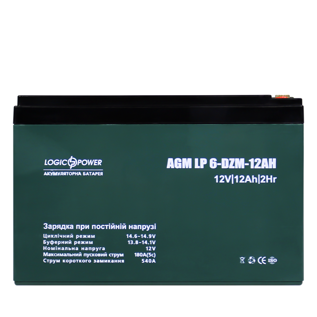 Аккумулятор свинцово-кислотный LP 6-DZM-12 Ah тяговый (0003536) - фото 5 Аккумулятор свинцово-кислотный LP 6-DZM-12 Ah тяговый (0003536) - фото 5