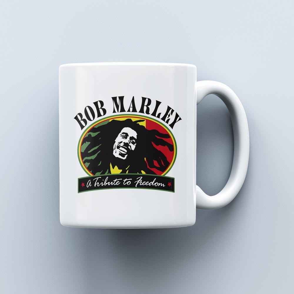 Чашка с рисунком Боб Марли 330 мл Чашка с рисунком Боб Марли 330 мл