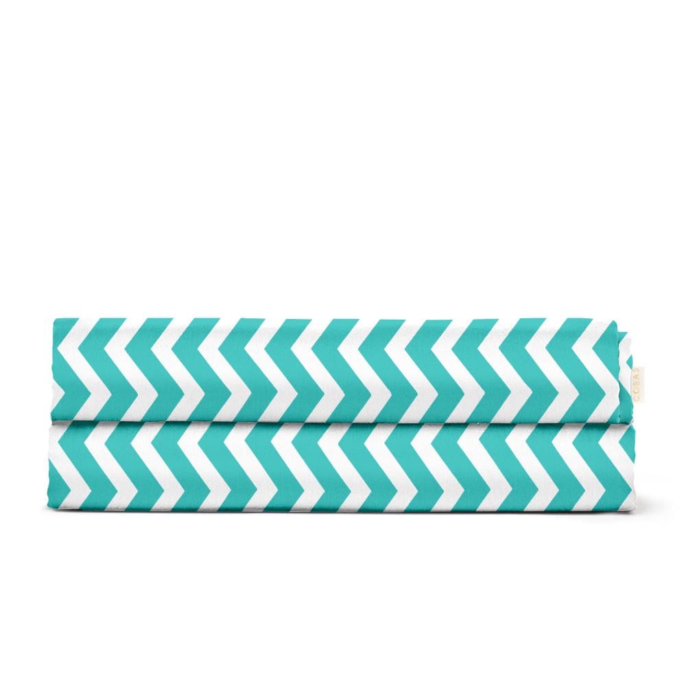 Простирадло дитяче Cosas 110х160 см Mint Zigzag (4822052191125)