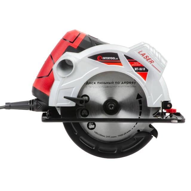 Пила дисковая Intertool WT-0618 1500 Вт (12098612) - фото 2 Пила дисковая Intertool WT-0618 1500 Вт (12098612) - фото 2