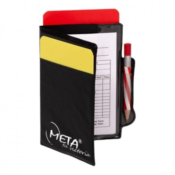 Набор карточек арбитра Meta Referee Warning Cards Kit OFSM Черный (1900003200)