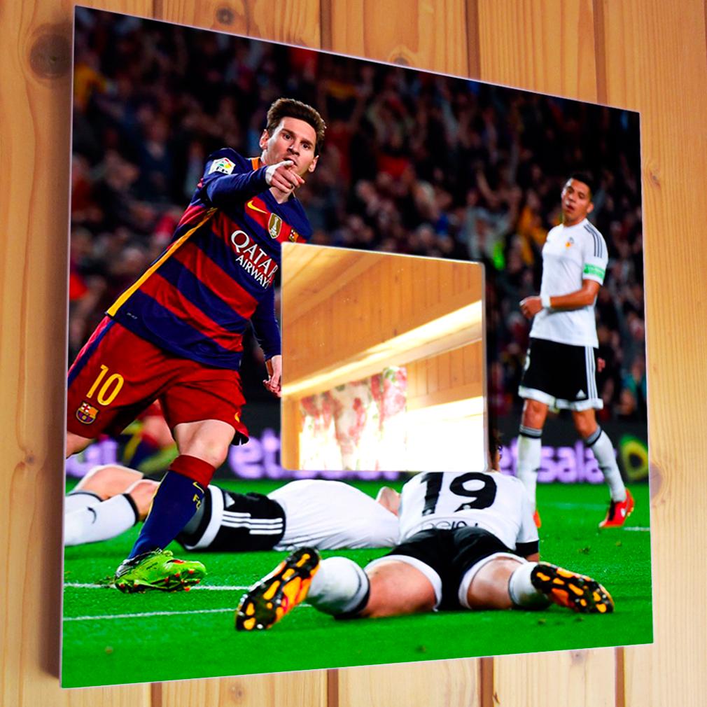 Зеркало декоративное Лионель Месси 260х260 мм (M03081)