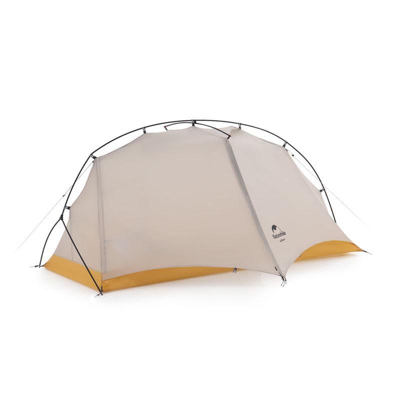 Намет надлегкий одномісний Naturehike NH21ZP003 Сіро-жовтий