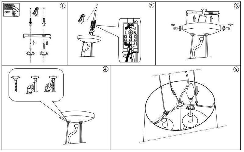 Люстра Ideal Lux Pegaso SP3 (059235) - фото 4