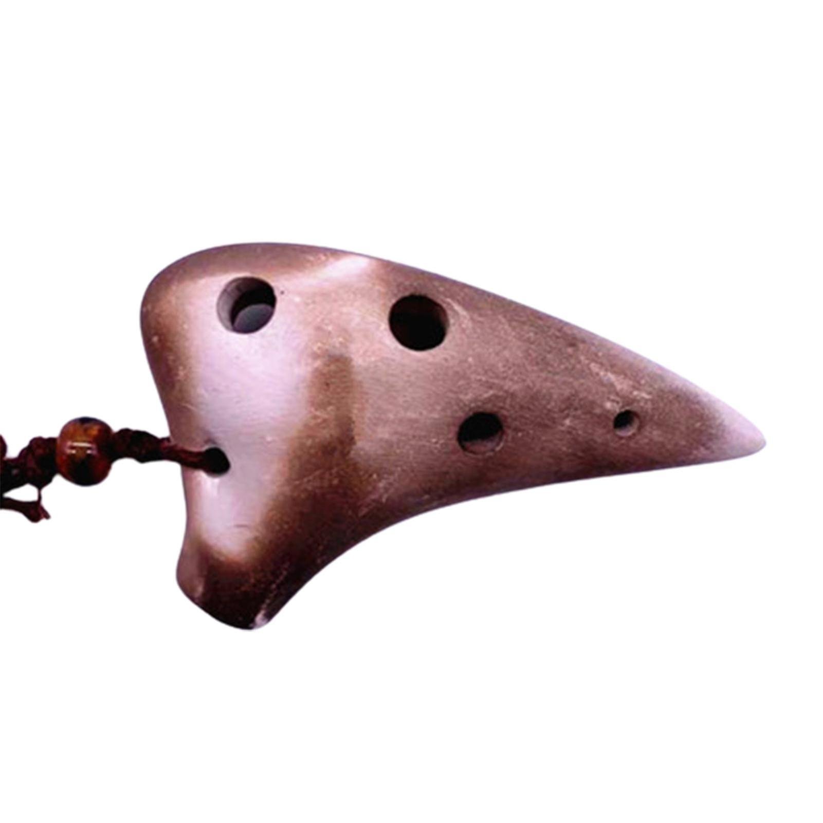 Окарина Alfabeto OC6M-WBR/Mini Ceramic Ocarina White/Brown (29966406)