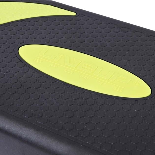 Степ-платформа LiveUp POWER STEP Черно-салатовый (LS3168B) - фото 7 Степ-платформа LiveUp POWER STEP Черно-салатовый (LS3168B) - фото 7