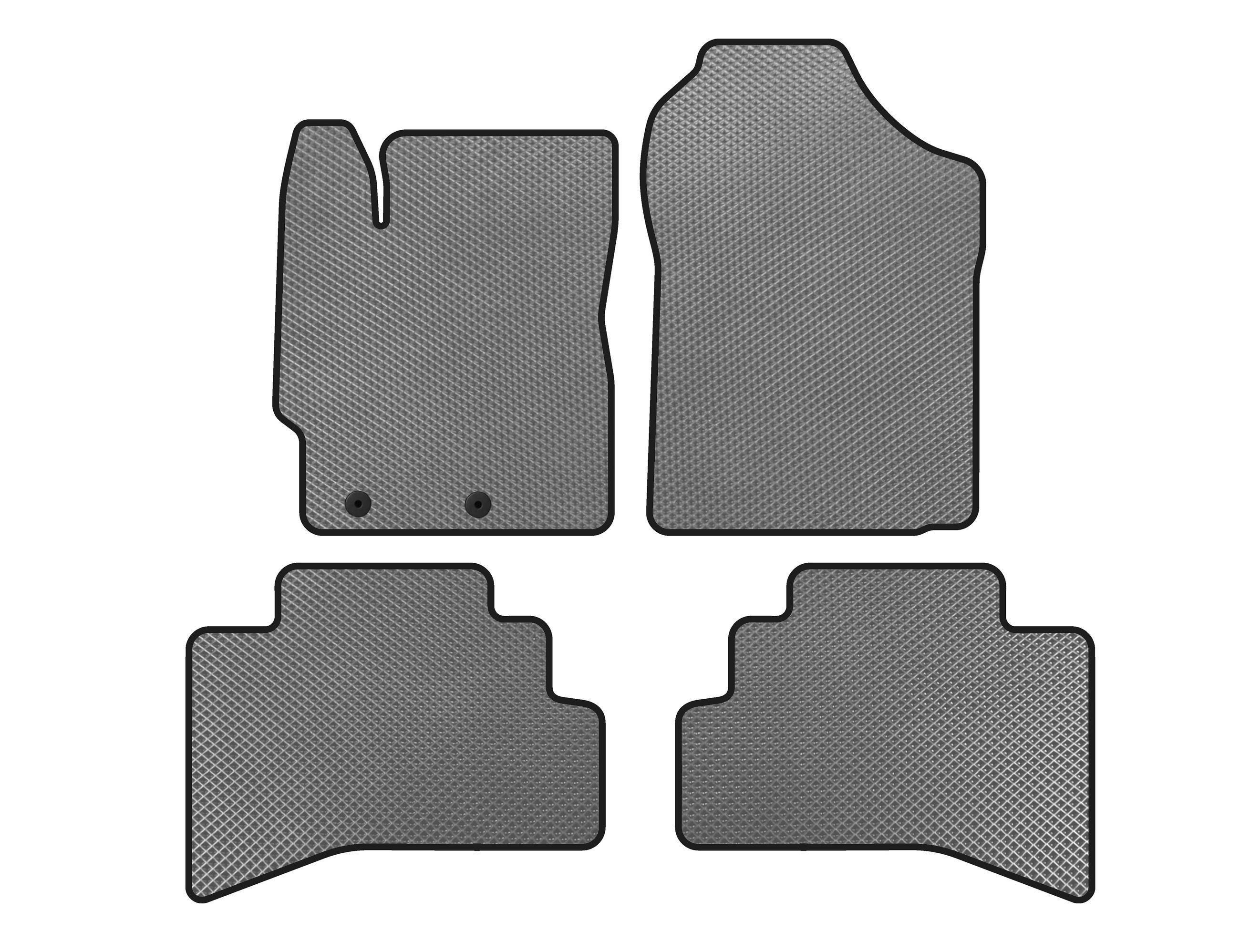 Коврики Digital Designs для Toyota Prius C 2012-2019 рр. этилвинилацетат Серый (165608)
