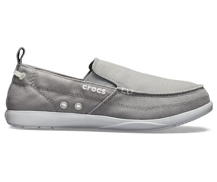 Слипоны Crocs Walu р. M11/EUR 45-46 Slate Grey/Light grey (8568129) - фото 4