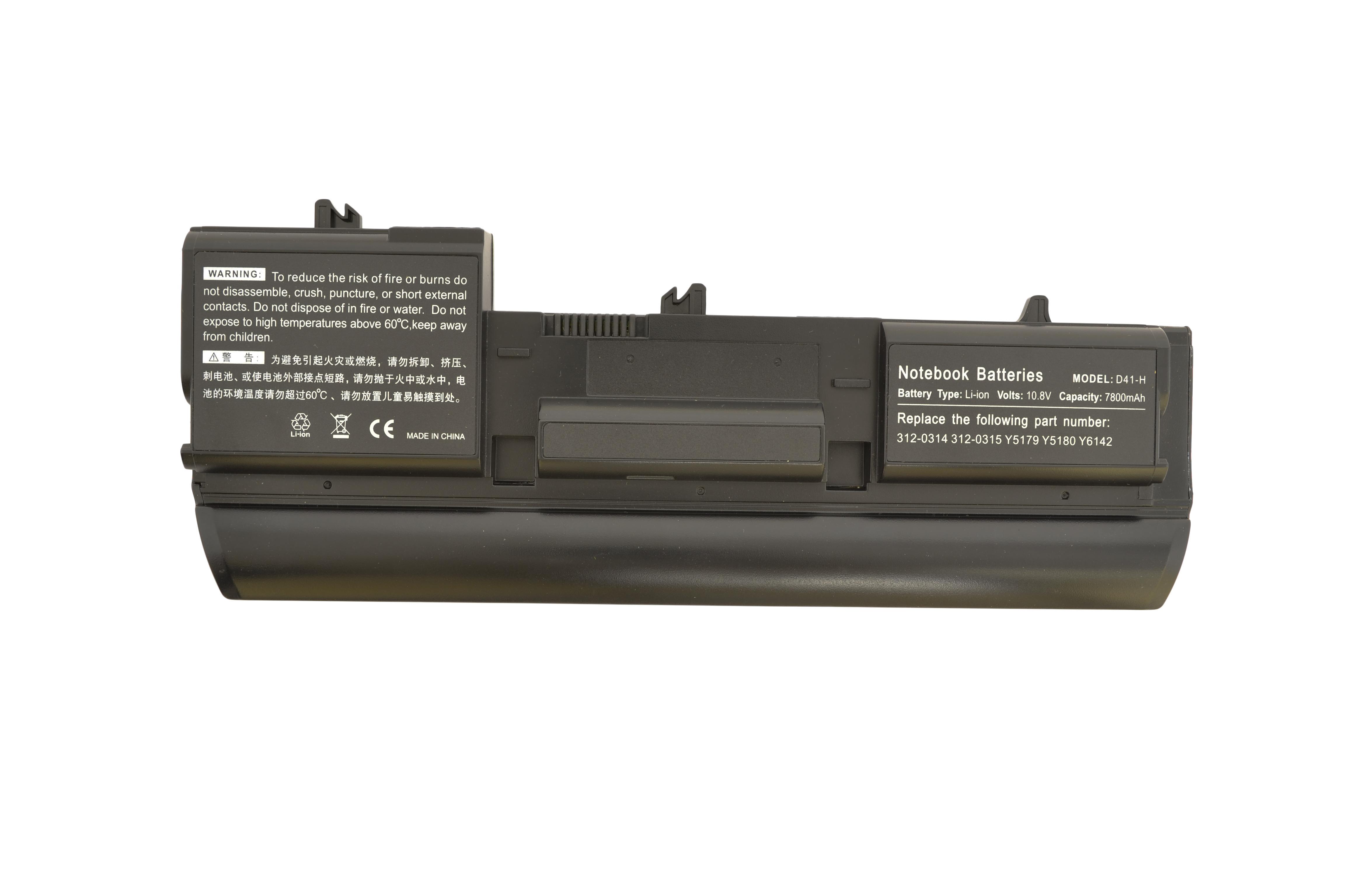 Аккумулятор для ноутбука Dell Y6142 Latitude D410 10,8 V 7800 mAh (8413627)