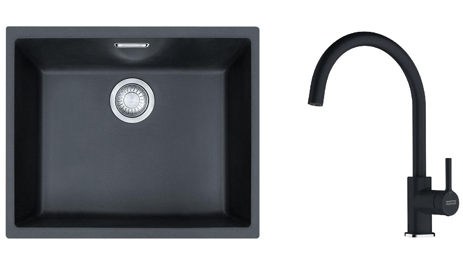 Комплект из кухонной мойки Franke Sirius SID 110-50 и кухонного смесителя Franke Lina (37124)