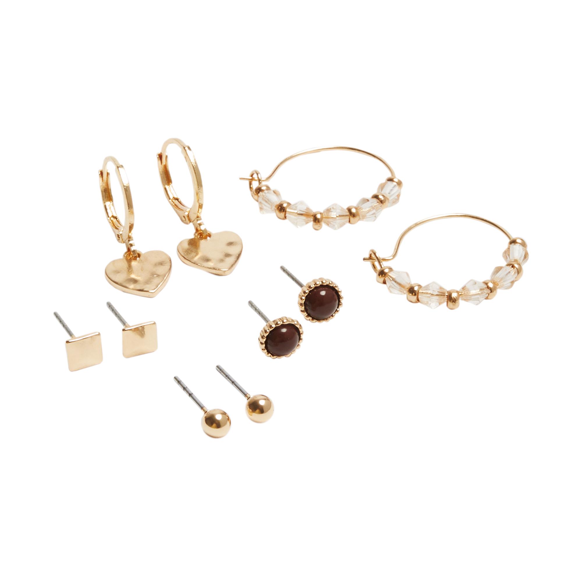 Серьги женские Parfois 195630 ONE Коричневый