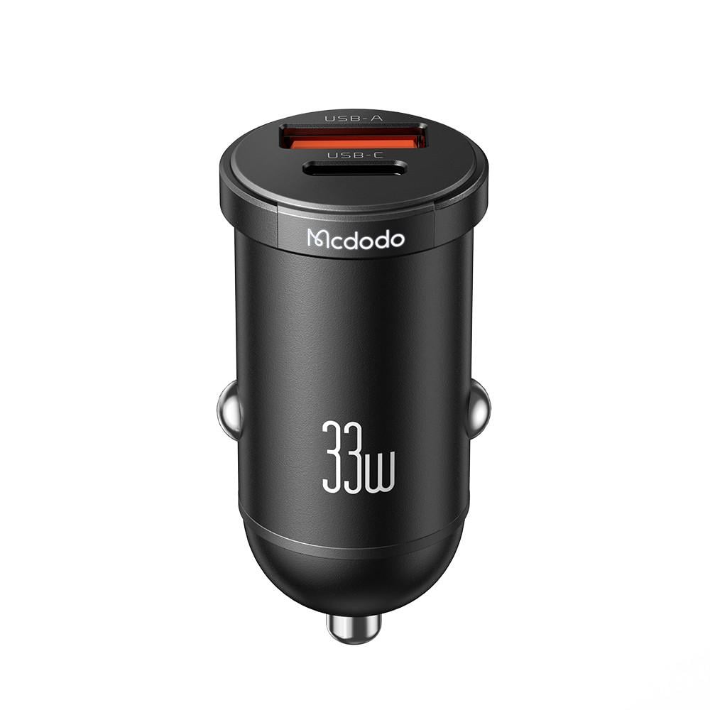 Зарядное устройство автомобильное Mcdodo 33W 3A Car Fast Charger с двумя портами USB-A/Type-C CC-2320