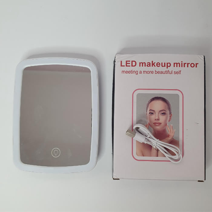 Зеркало косметическое для макияжа LED Mirror VE-118 Jordan Judy Makeup с подсветкой Белый - фото 10