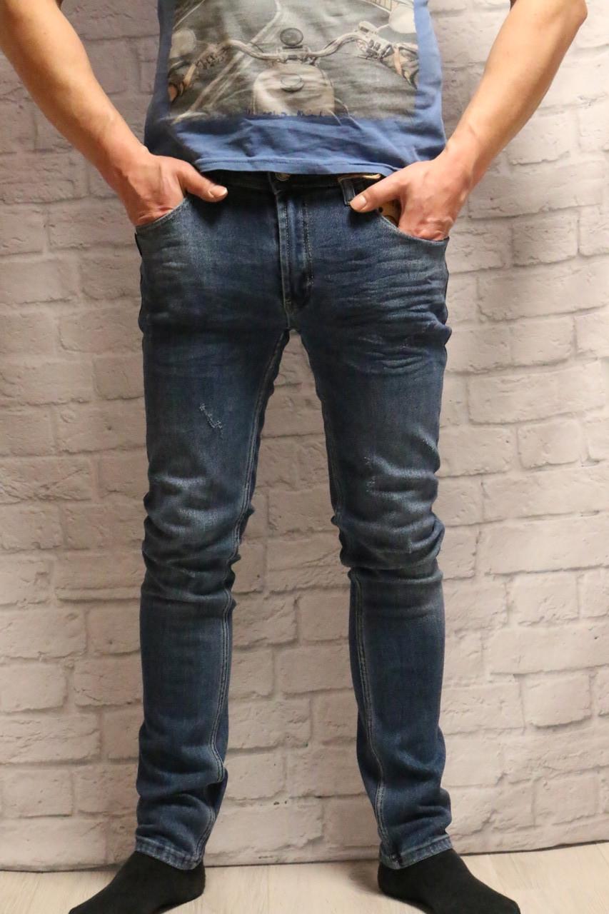 Джинсы мужские молодежные Sparta Slim зауженные демисезонные стрейч р. 33 (308)
