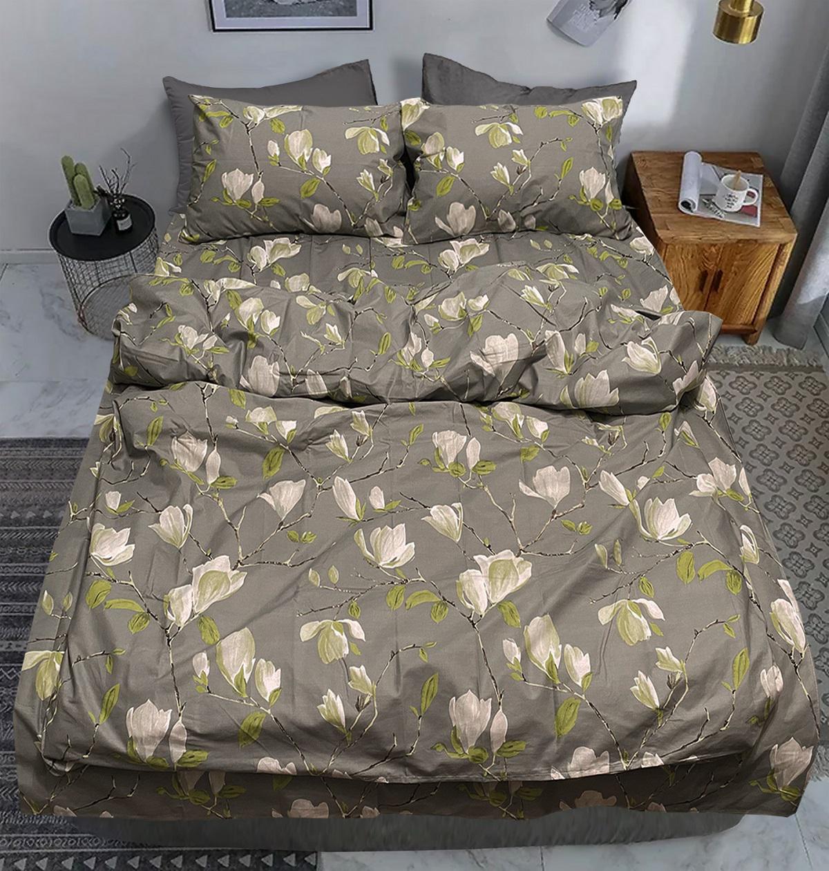 Комплект постельного белья Zastelli 20-1547 Орхидеи бязь евро 200х220 см Разноцветный (20536)