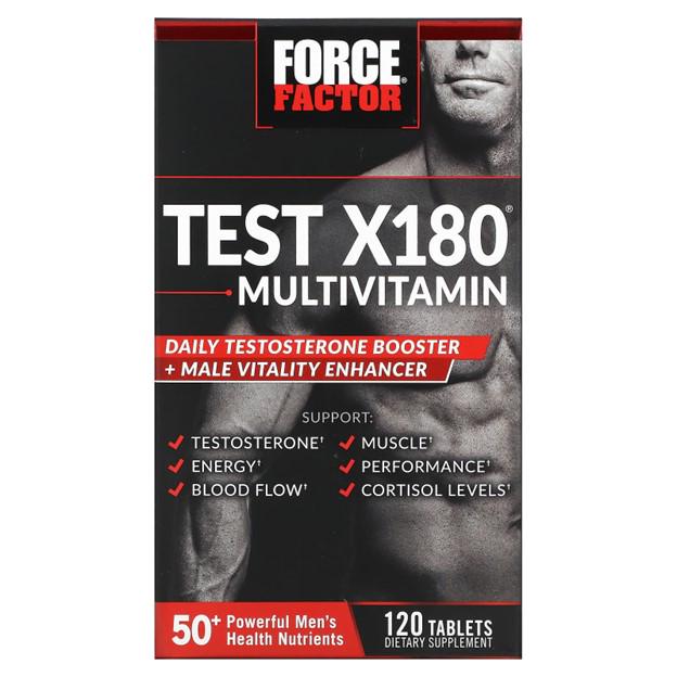 Вітаміни чоловічі Force Factor Test X180 Multivitamin 120 таб. (1510) - фото 3