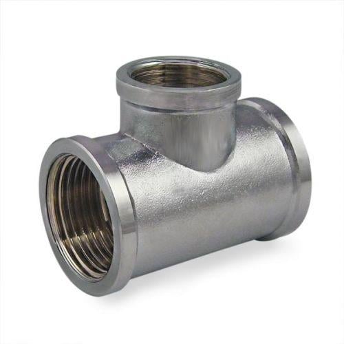 Тройник SF 3/4"х1/2"х3/4" ввв никелированный (81806)